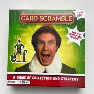 Elf Card Scramble Board Game Holiday Christmas